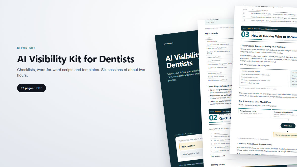 AI Visibility Kit for Dentists